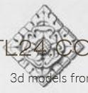 Розетки (ROSETTE_1665 -  | 3D model 3DSMAX / OBJ / STL) 3D модель для ЧПУ станка
